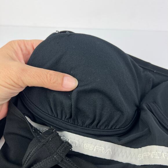 SPEEDO Women's Solid Shirred Tank Padded Built One Piece Black Slimming Swimsuit - Picture 9 of 10